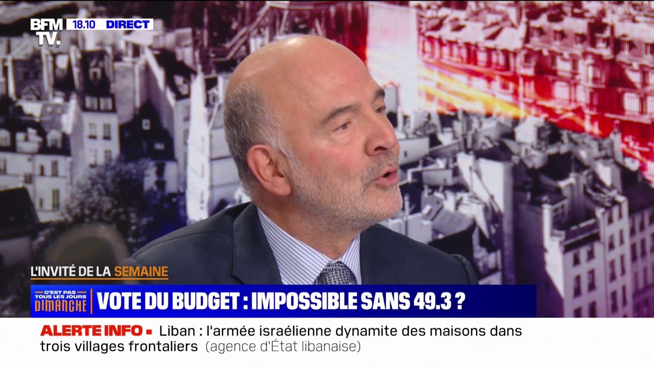Pierre Moscovici: "Il fallait faire un effort considérable pour assainir nos finances"