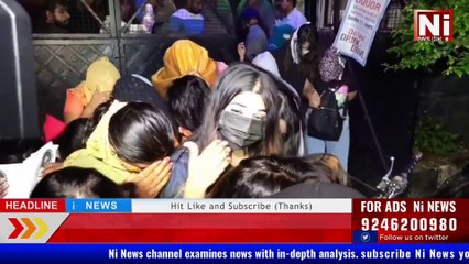 Police raid on pub in Hyderabad. 149 persons including 40 girls were caught for objectionable dance