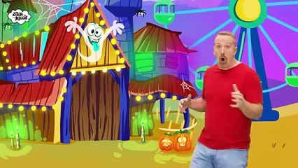 Halloween Monster Shadows Spooky Story with Steve and Maggie _ Mermaid Haunted House for Kids(360P)_1