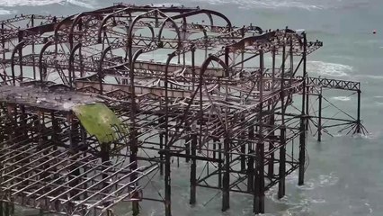 Storm Ashley hits Brighton and West Pier