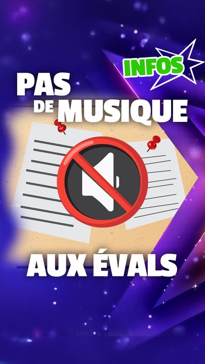 "PAS DE MUSIQUE", c'est le THÊME des EVALS de Star Academy cette semaine !