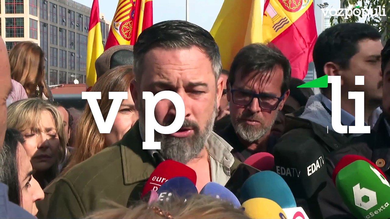 Abascal, sobre una moción de censura contra Pedro Sánchez