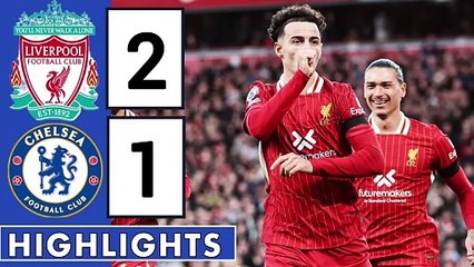 LIVERPOOL VS CHELSEA (2-1) Extended Highlights | Mo Salah & Jones Goal | Premier League 2024/25