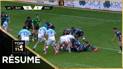 TOP 14 Saison 2024-2025 J07 - Résumé Aviron Bayonnais - Racing 92