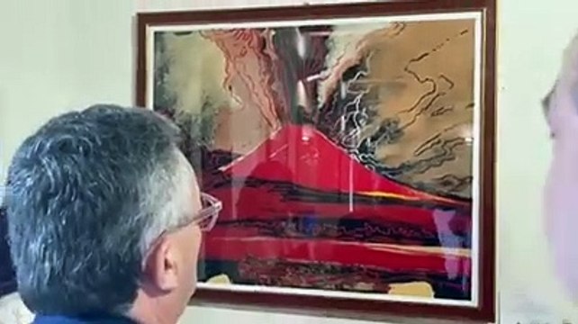 Taglio del nastro e inaugurazione della mostra Andy Warhol a Montorio al Vomano