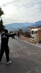 Gli arrosticini offerti alla Milano-Sanremo