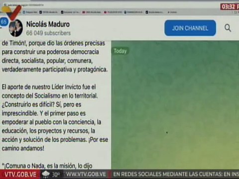 Pdte. Nicolás Maduro conmemora la construcción de la democracia comunal con el Golpe de Timón