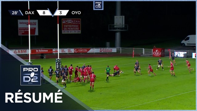 PRO D2 Saison 2024-2025 J07 - Résumé US Dax - Oyonnax Rugby
