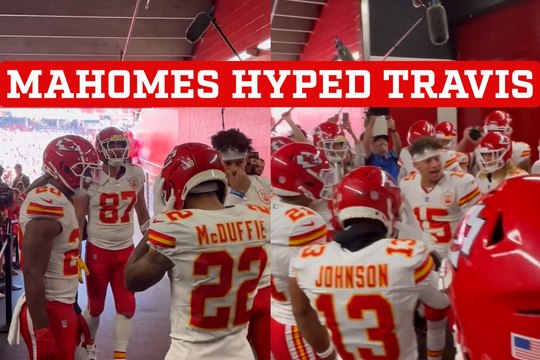 Travis Kelce and Patrick Mahomes fire up the Chiefs for epic rematch showdown