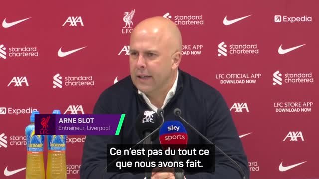 Liverpool - Slot : “Dans un monde idéal, nous les aurions complètement surclassés”