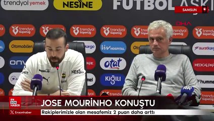 Jose Mourinho: Rakiplerimizle olan mesafemiz 2 puan daha arttı
