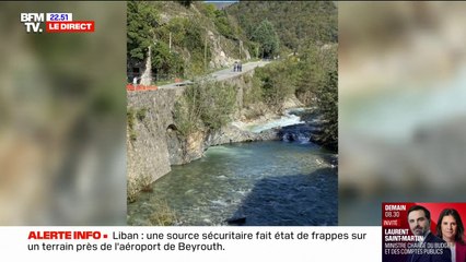 Descargar video: Crues en Ardèche: une femme tombe dans un trou causé par les intempéries et meurt