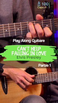 Jouez Can't Help Falling in Love - Tuto Guitare #guitare #tuto #playAlong