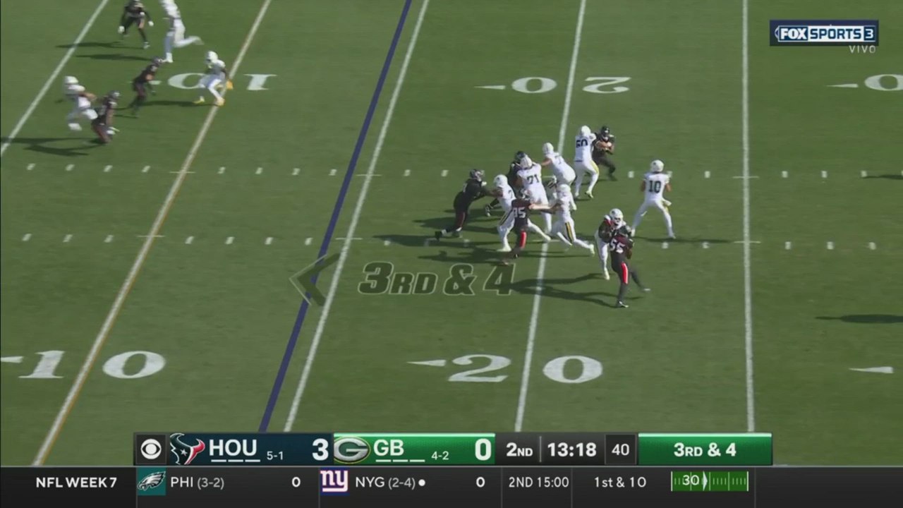 Resumen del Green Bay Packers vs Houston Texans de la NFL