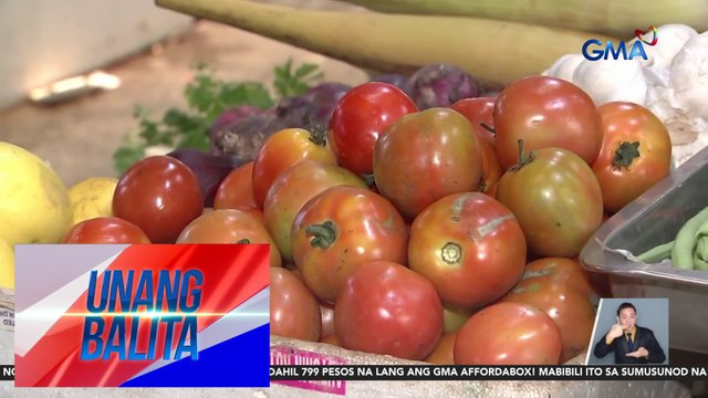 Presyo ng kamatis sa Blumentritt Market, mahigit isang linggo nang mataas | Unang Balita