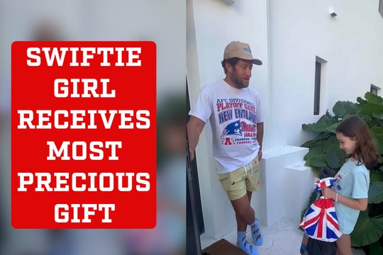 Swiftie little girl receives the most precious gift for Taylor Swift's concert in Miami