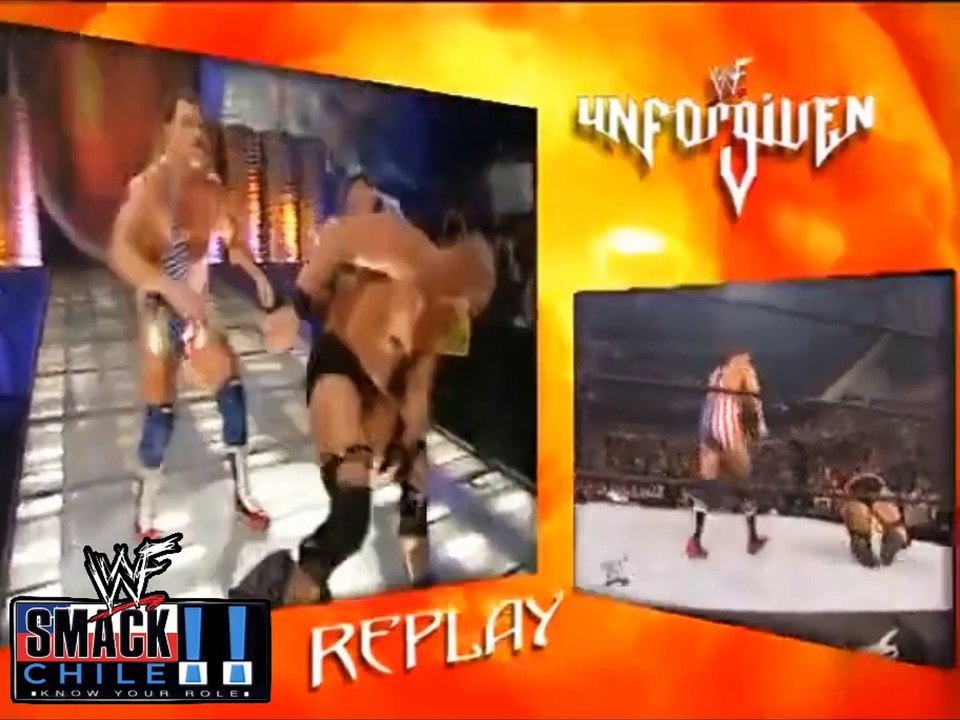 Stone cold vs Kurt angle en unforgiven Español latino
