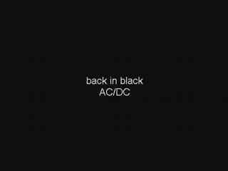 back in black guitare