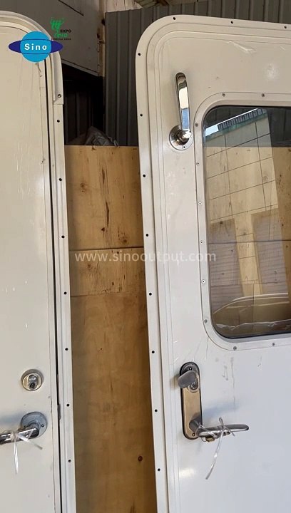 Sinooutput customizable high quality aluminum weathertight marine  door.