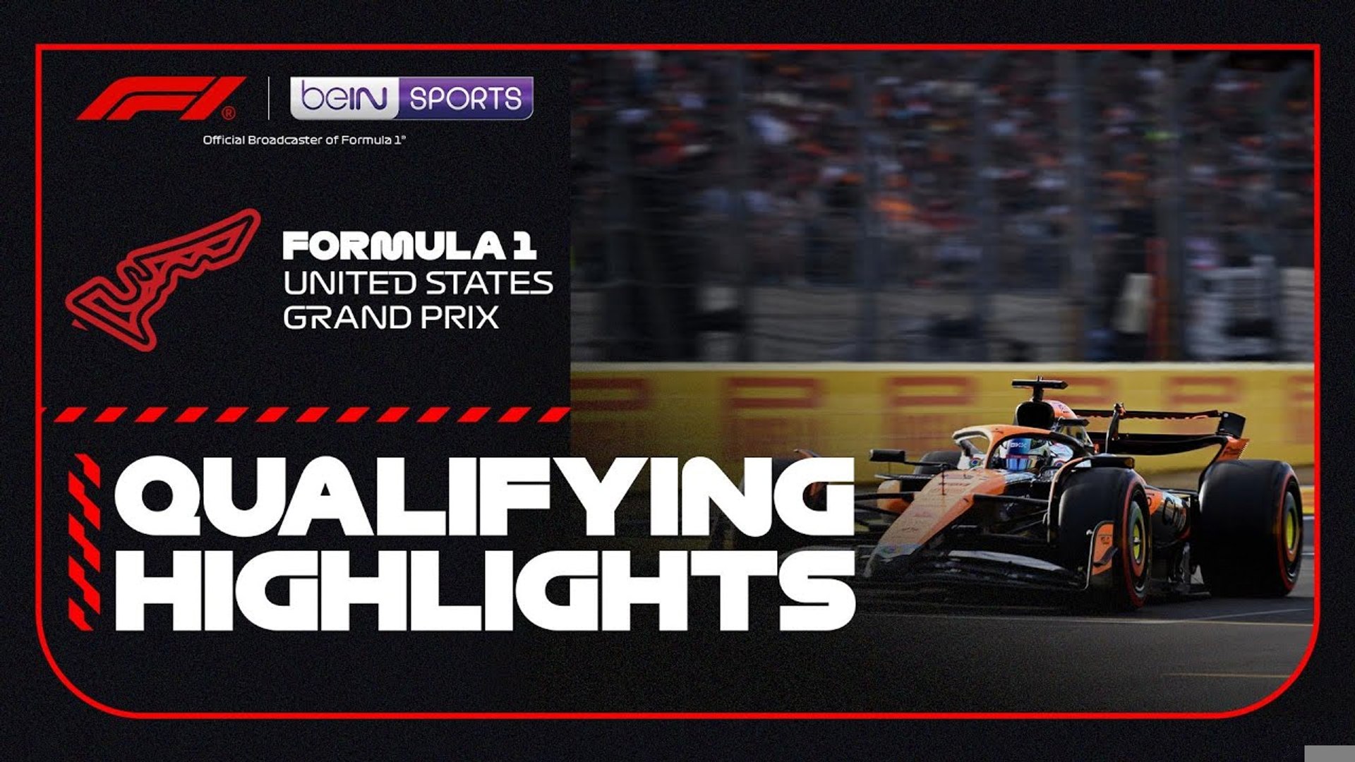 Qualifying Highlights Formula 1 United States Grand Prix 2024 beIN