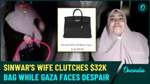 EXPOSED! Slain Hamas Leader Sinwar's Wife Flees with $32K Birkin Bag Amid Gaza Crisis-IDF Video