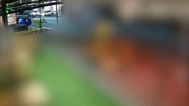 CCTV released by police of an alleged hit-and-run at Fairy Meadow on October 16.