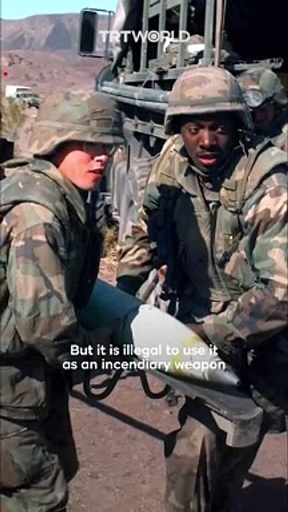 What are white phosphorus bombs?