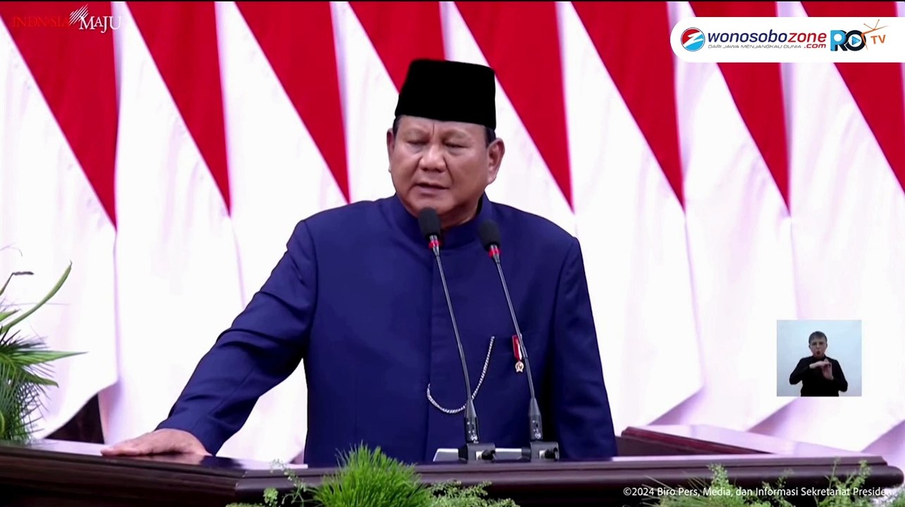 Pidato Pertama sebagai Presiden, Prabowo Lantang Suarakan Pemberantasan Korupsi- Pejabat Harus Beri Contoh