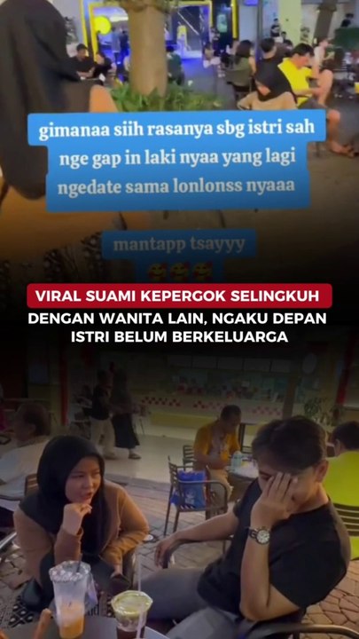 Viral Suami Kepergok Selingkuh dengan Wanita Lain, Ngaku depan Istri Belum Berkeluarga