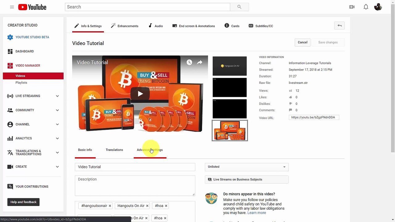 16 - Advanced Settings and Increased Viewers - Captivate With YouTube Live Advanced Edition