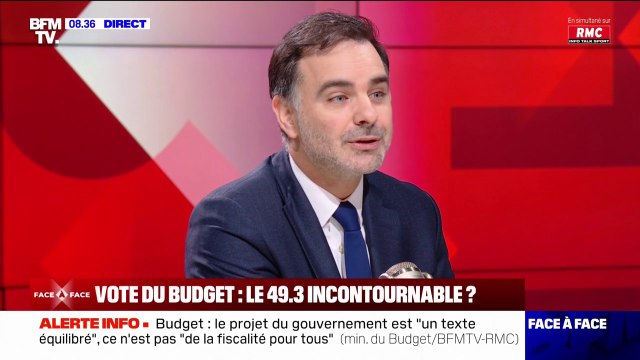 Budget 2025: C'est un texte pour la baisse de la dépense publique , assure Laurent Saint-Martin, ministre chargé du Budget et des Comptes publics