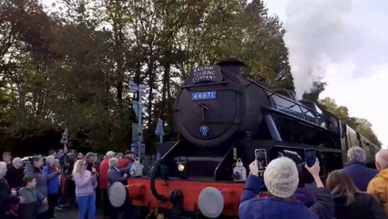 Steam train at Pembroke Dock