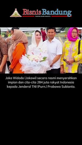 Momentum Transisi, Jokowi Percayakan Masa Depan Indonesia kepada Prabowo