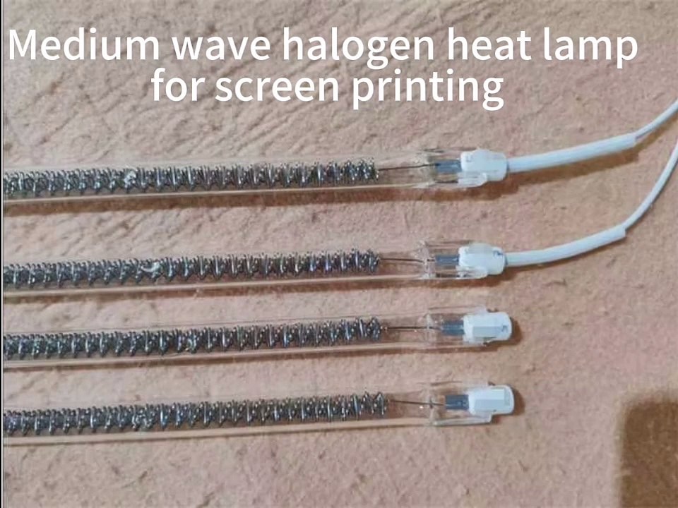 498mm 240v 1500w Medium Wave Infrared Heating Tube For Printing Machine