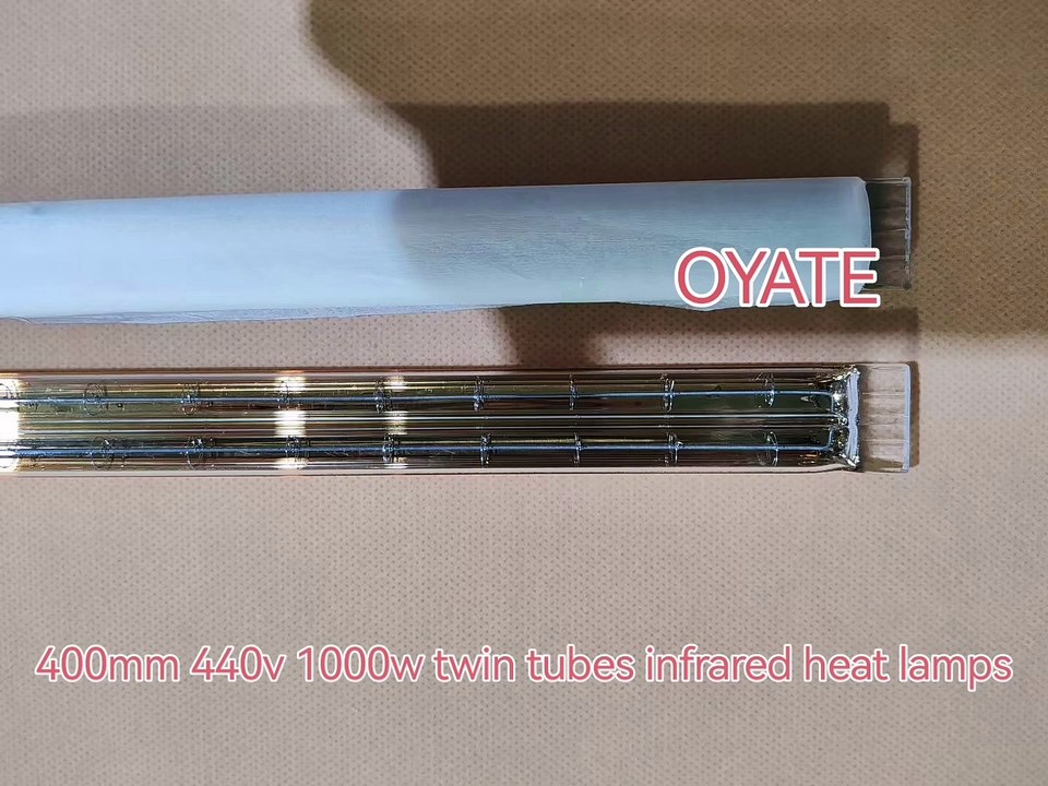 400mm 440v 1000w twin tubes ir emitter infrared radiation heat lamps