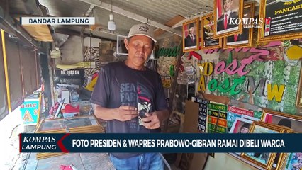 Foto Presiden & Wapres Prabowo-Gibran Ramai Dibeli Warga