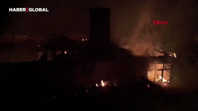 Burdur'da yangın: Ev tamamen kullanılamaz hale geldi