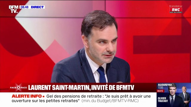 Budget 2025: Il faut que l'ensemble des administrations publiques participent à la réduction des comptes , rappelle Laurent Saint-Martin, ministre chargé du Budget et des Comptes publics