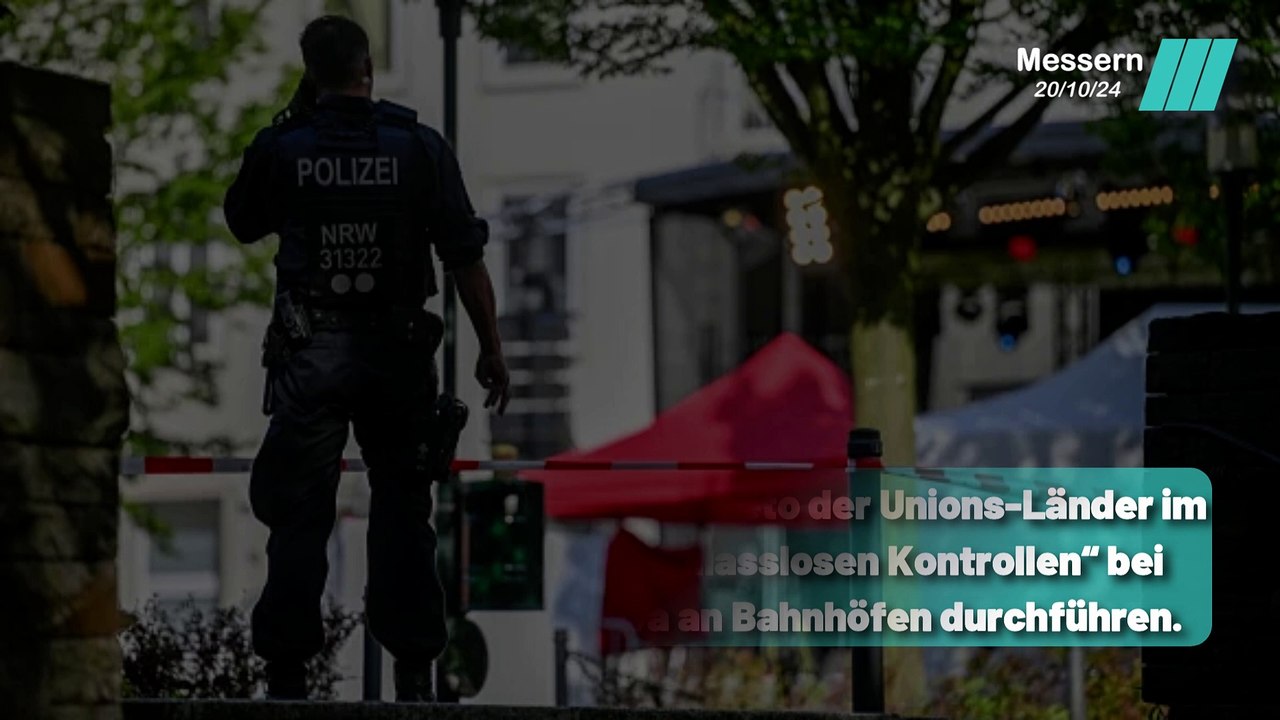 564 gewalttätige Delikte mit Messern in Bahnhöfen