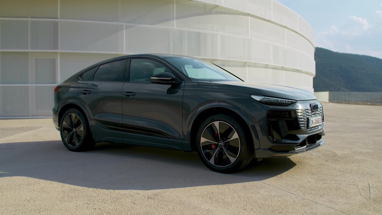 Der neue Audi Q6 Sportback e-tron - Fahrdynamik passt zum sportlichen Charakter des Sportback