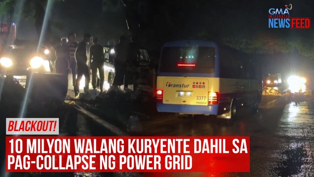 BLACKOUT! 10 milyon nawalan ng kuryente sa pag-collapse ng power grid | GMA Integrated Newsfeed