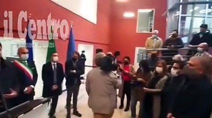 Pescara, l'onorevole Molteni inaugura la "Control room": citt? videosorvegliata da 332 telecamere