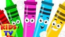 five little Crayons - color song - learn colors - nursery rhymes - Kids Tv Nursery Rhymes