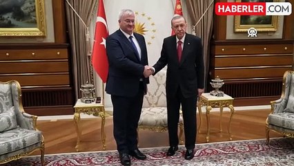 Cumhurbaşkanı Erdoğan, Ukrayna Dışişleri Bakanı Sybiha'yı kabul etti