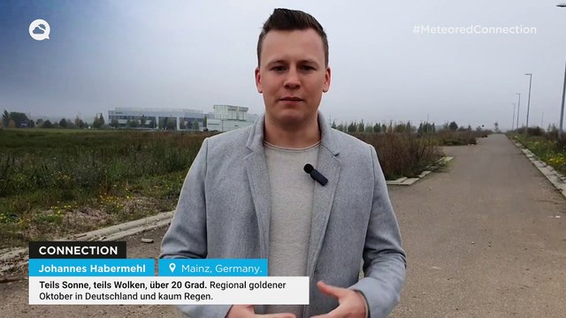 Teils Sonne, teils Wolken, über 20 Grad. Regional goldener Oktober in Deutschland und kaum Regen.