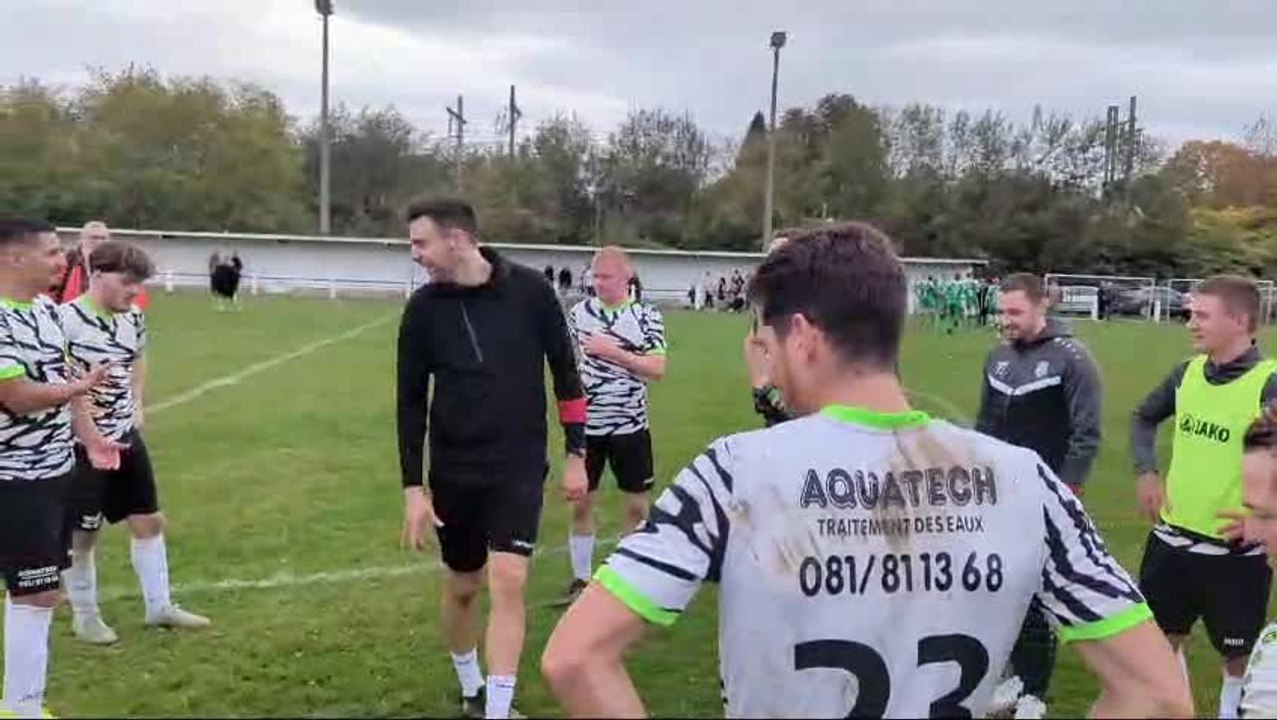 Le discours de Guillaume Gautier après le nul de Bossière-Gembloux contre Grand-Leez.