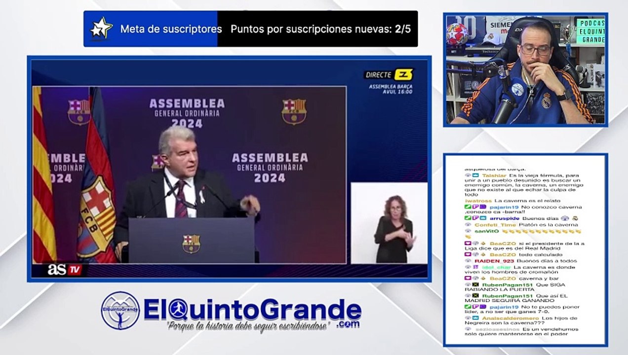 Laporta “La Caverna Busca Destruirnos” y no hay más caverna que la de Laporta