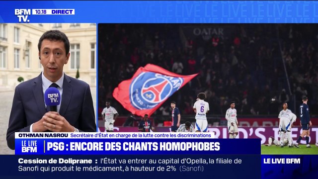 Chants homophobes dans les stades: Nous serons intraitables , martèle Othman Nasrou, secrétaire d'État en charge de la lutte contre les discriminations