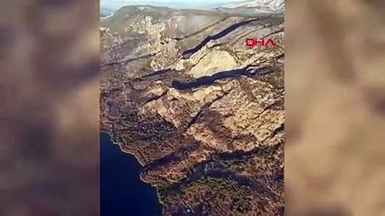 Muğla'daki orman yangını 4'üncü gününde
