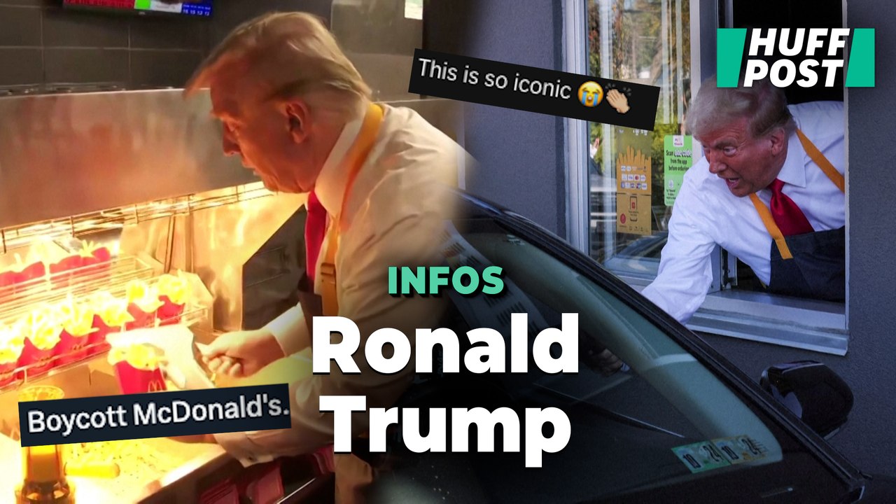 Donald Trump s’affiche chez McDonald’s pour attaquer Kamala Harris avant la présidentielle
